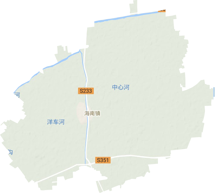 海南镇地形图