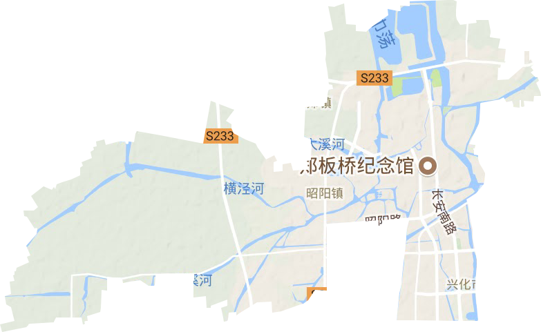昭阳镇地形图