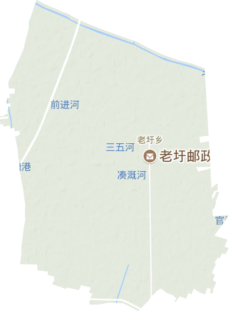老圩乡地形图