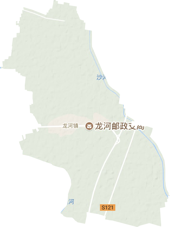 龙河镇地形图