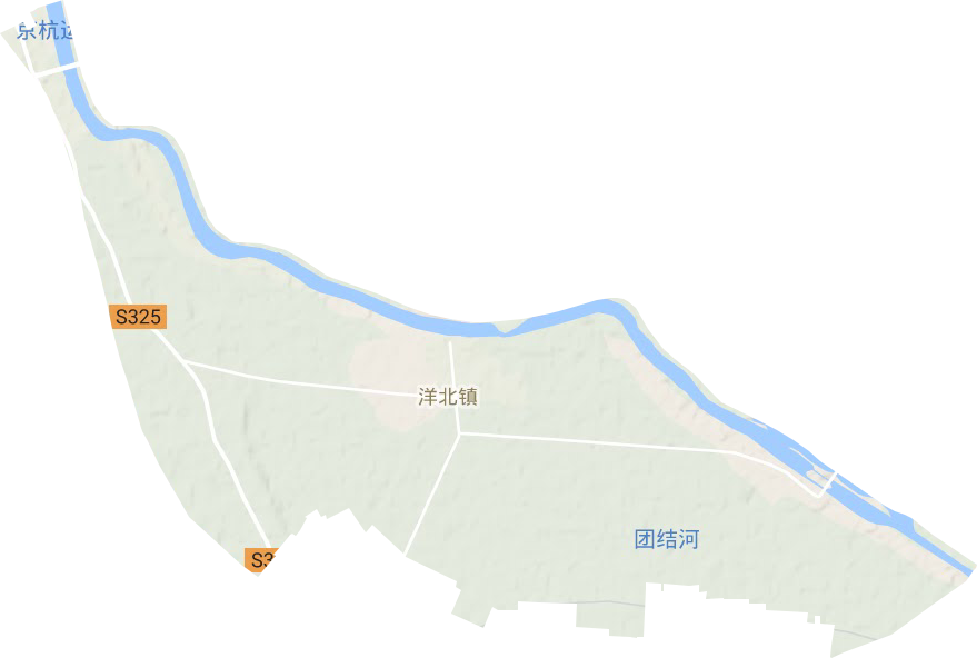 洋北镇地形图