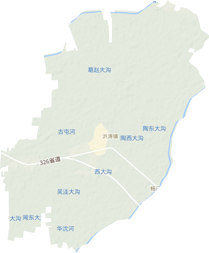 沂涛镇地形图