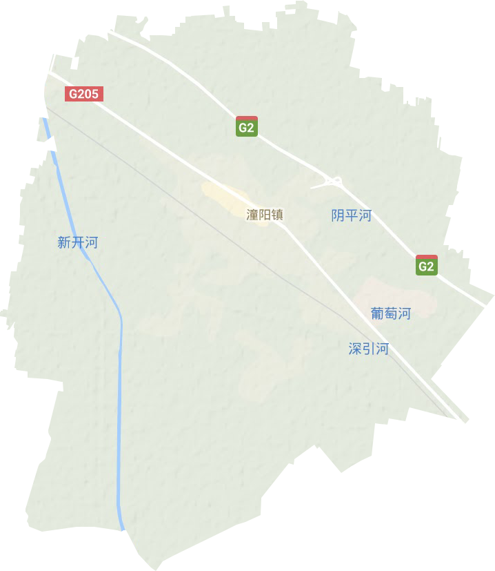 潼阳镇地形图