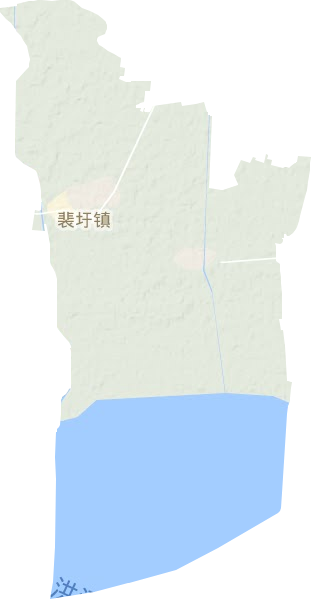 裴圩镇地形图