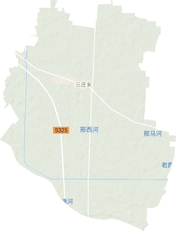 三庄乡地形图
