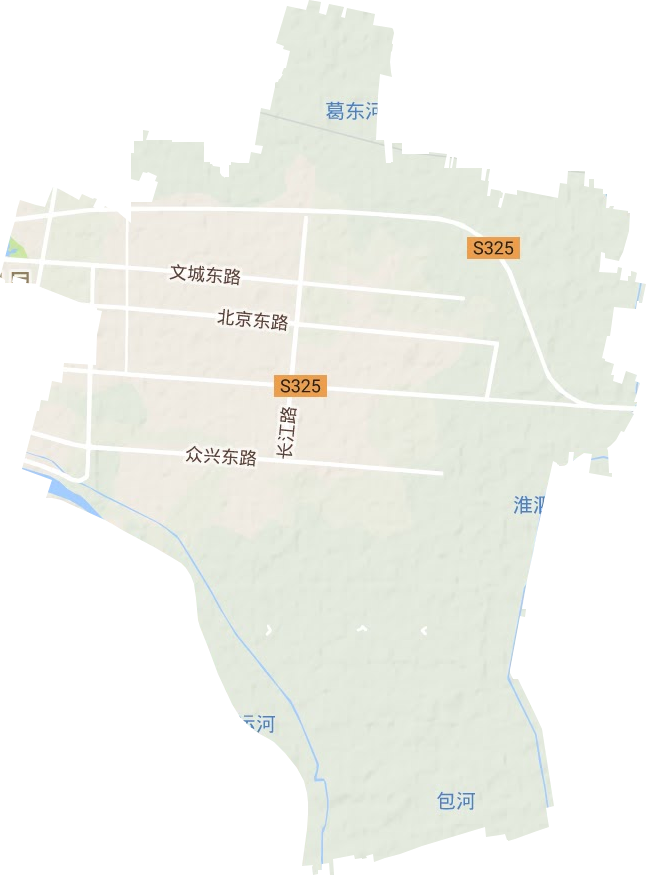 江苏泗阳开发区地形图