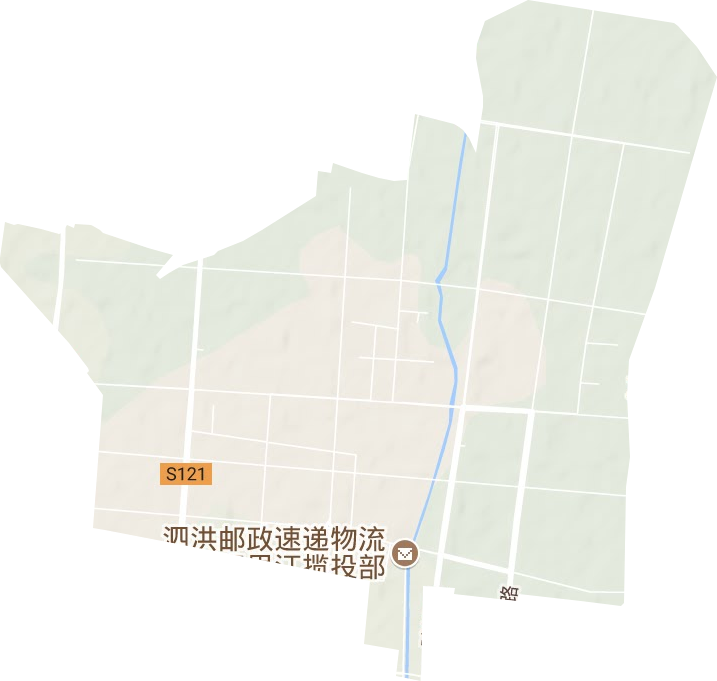 五里江农场地形图