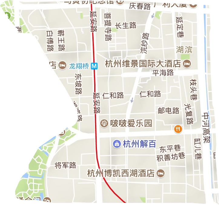 湖滨街道地形图