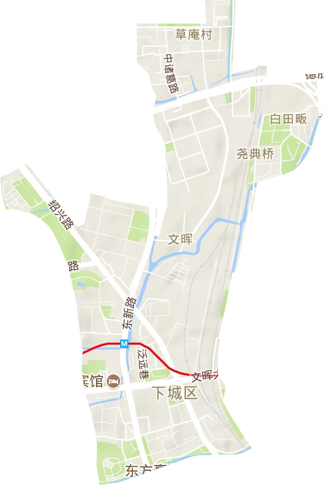 文晖街道地形图