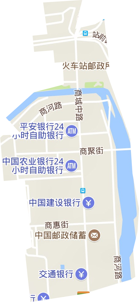 萧山商业城地形图