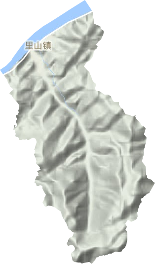 里山镇地形图