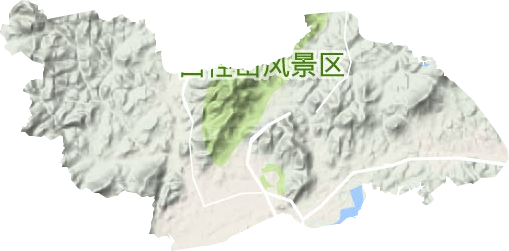锦北街道地形图