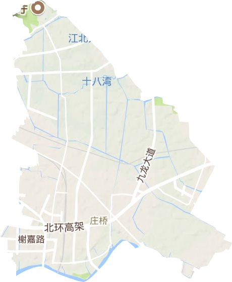 庄桥街道地形图