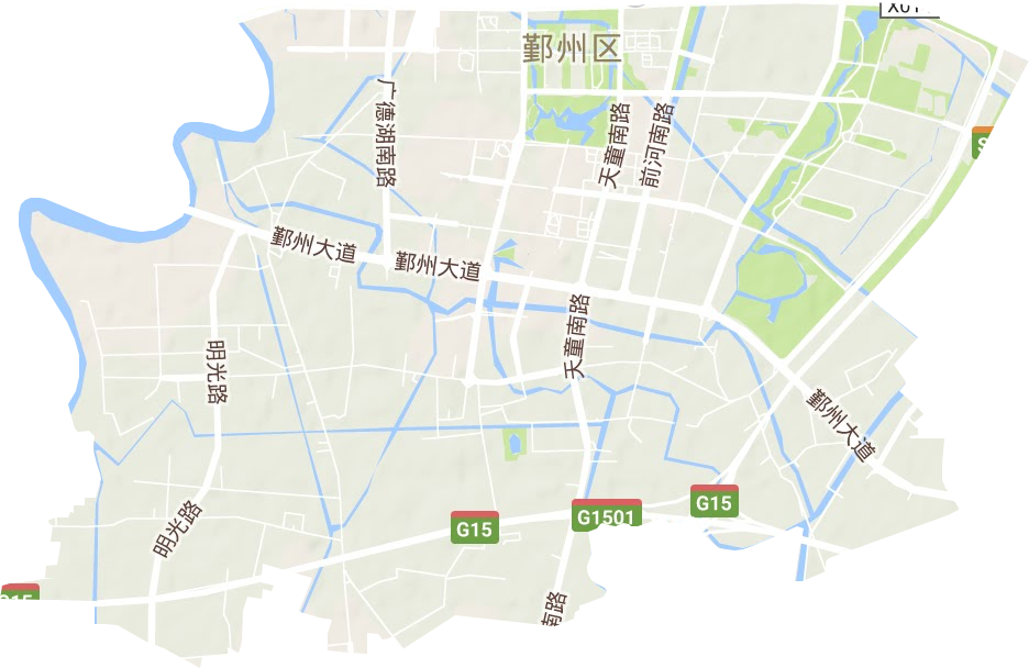 首南街道地形图