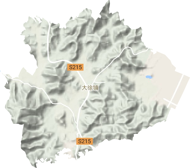 大徐镇地形图