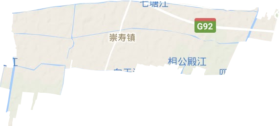 崇寿镇地形图