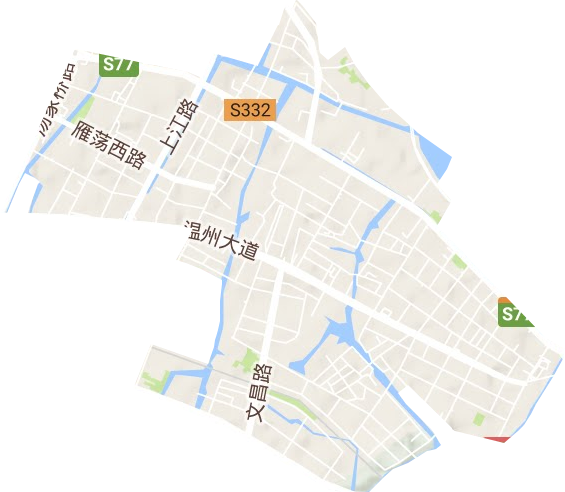 蒲州街道地形图