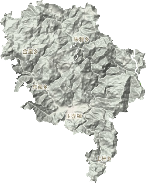 玉壶镇地形图