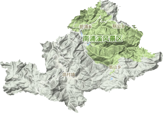 筱村镇地形图