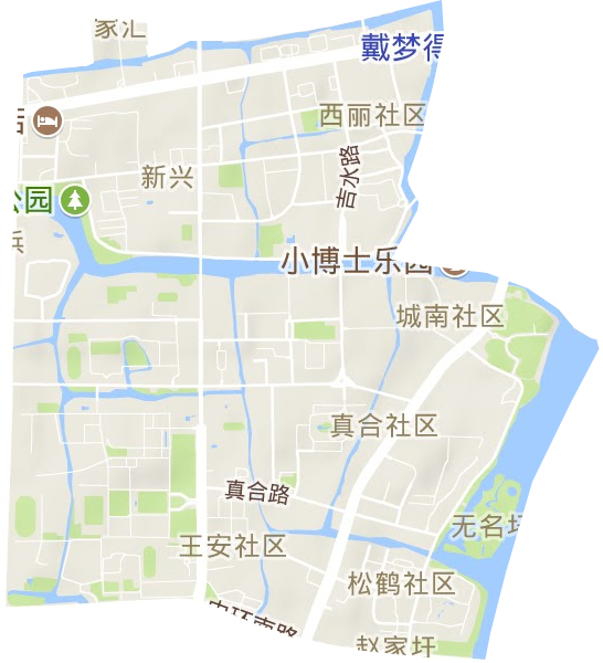 新兴街道地形图