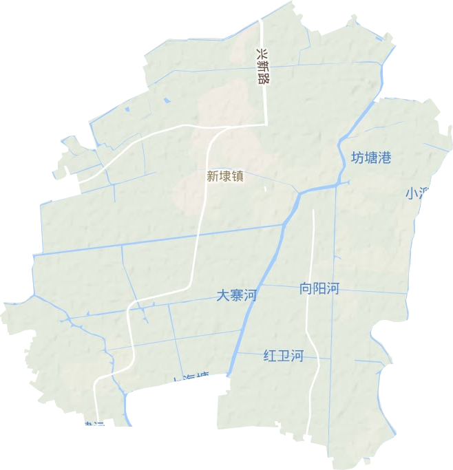 新埭镇地形图