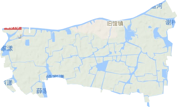 旧馆镇地形图