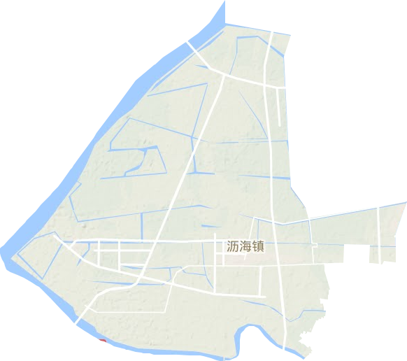 沥海镇地形图