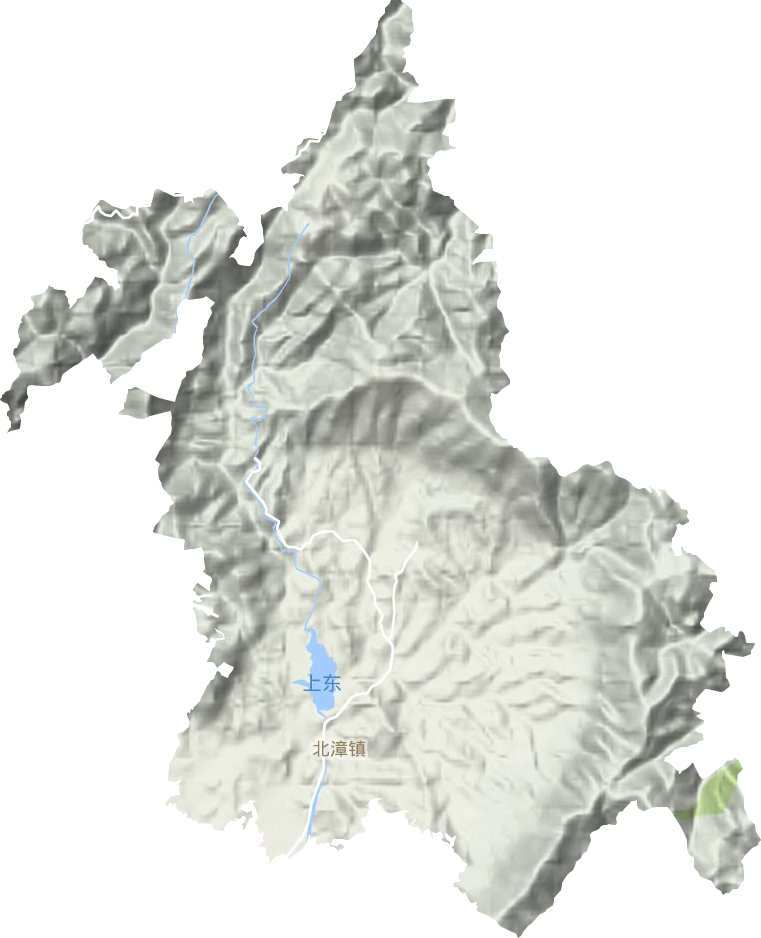 北漳镇地形图