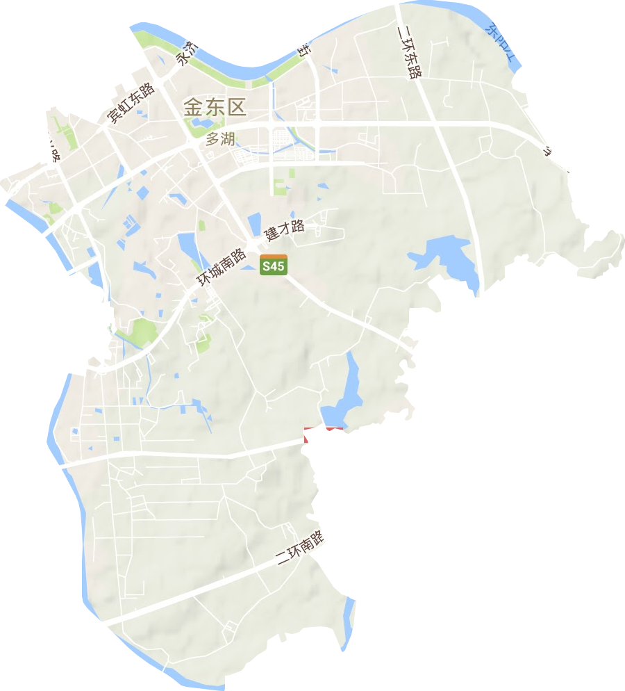 多湖街道地形图