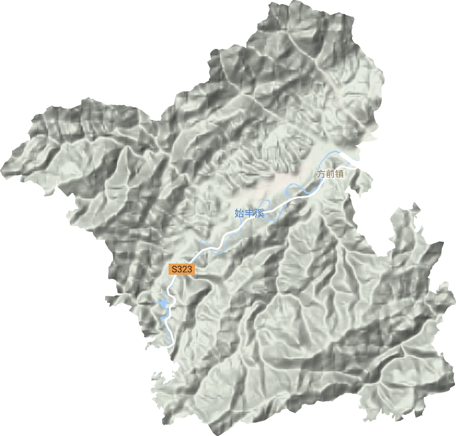方前镇地形图