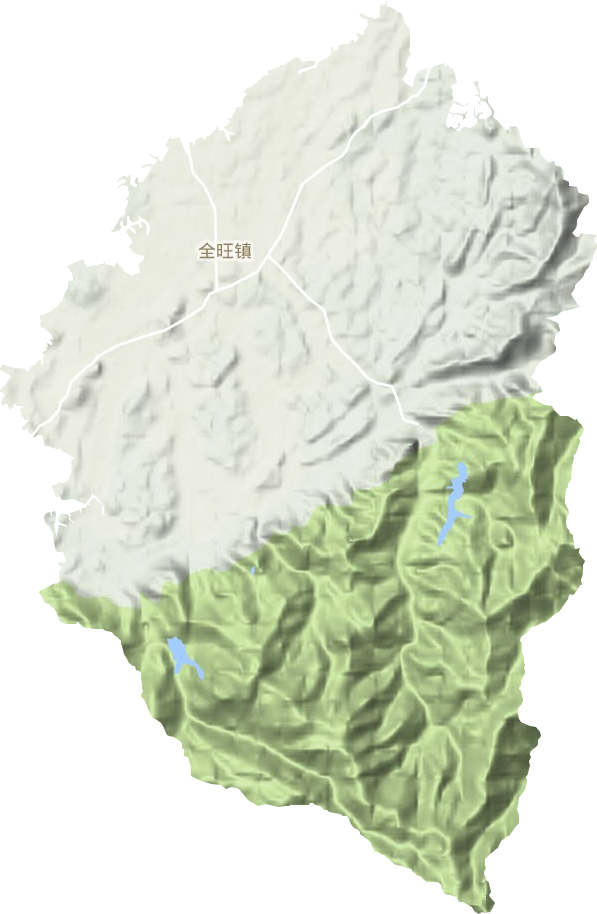 全旺镇地形图