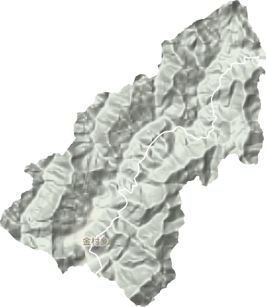 金村乡地形图