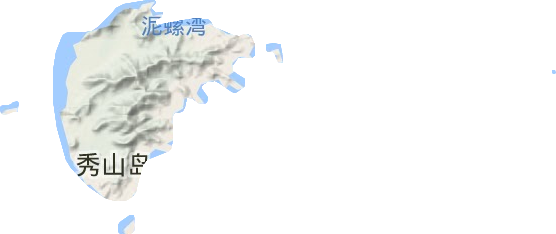 秀山乡地形图