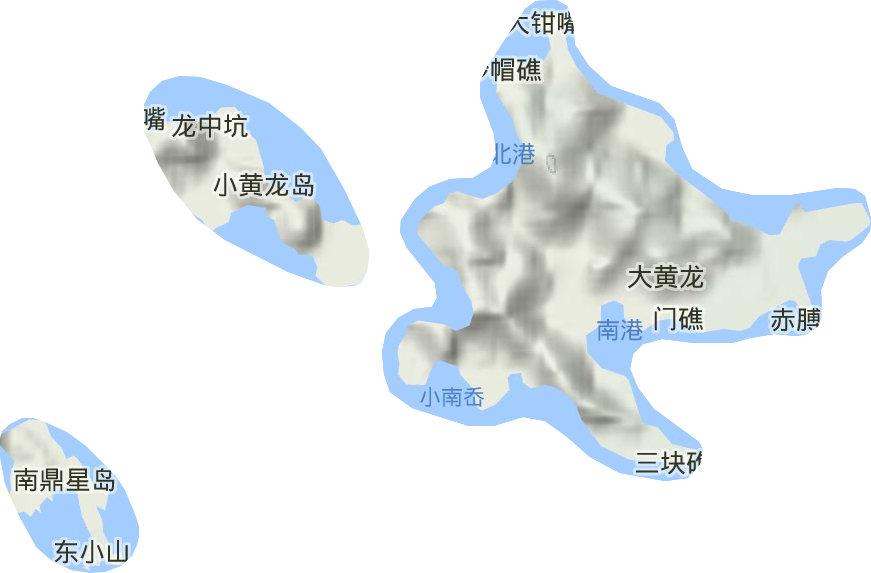 黄龙乡地形图