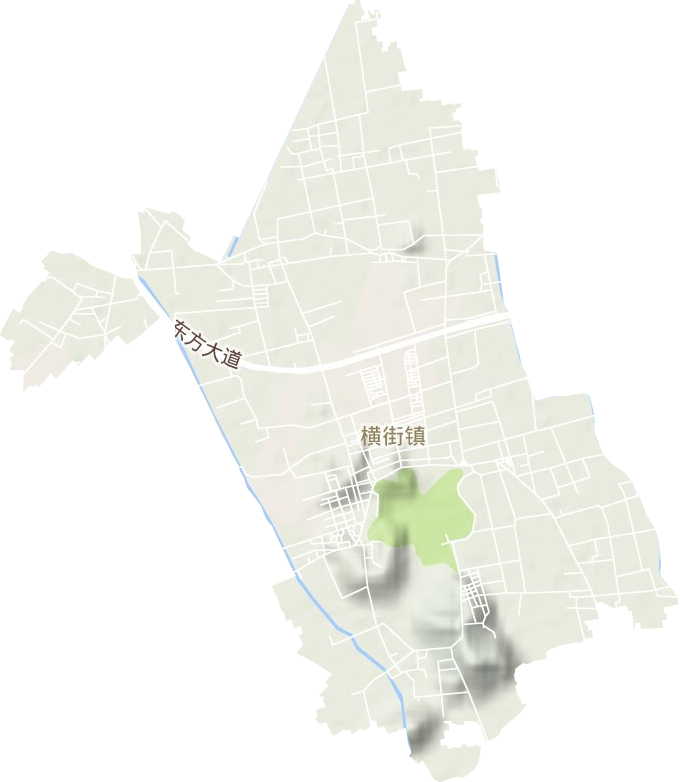 横街镇地形图