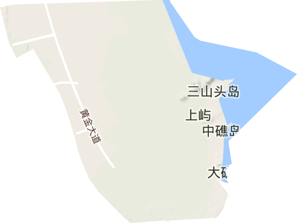 滨海新区地形图