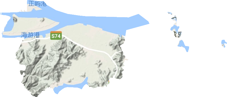 六敖镇地形图