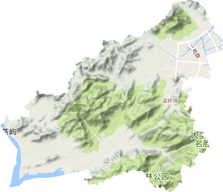 温峤镇地形图