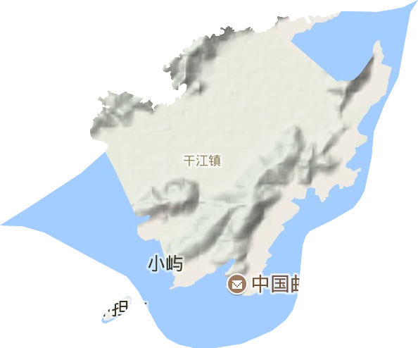 干江镇地形图