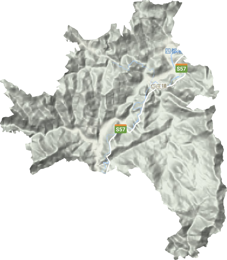 仁庄镇地形图