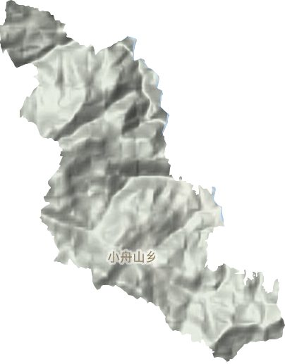 小舟山乡地形图