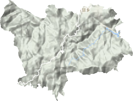 章旦乡地形图