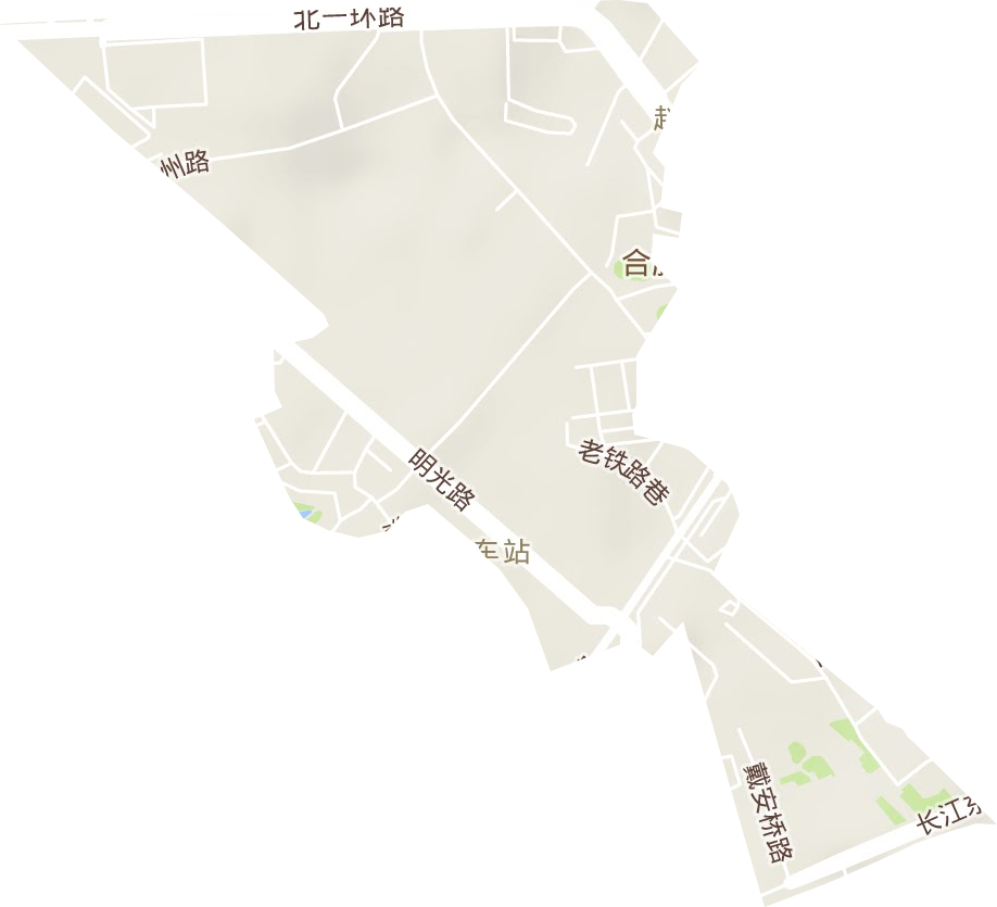 车站街道地形图
