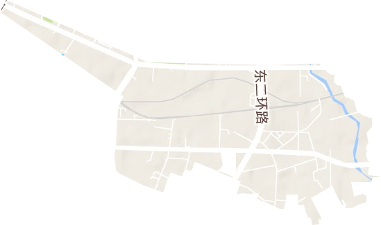 方庙街道地形图