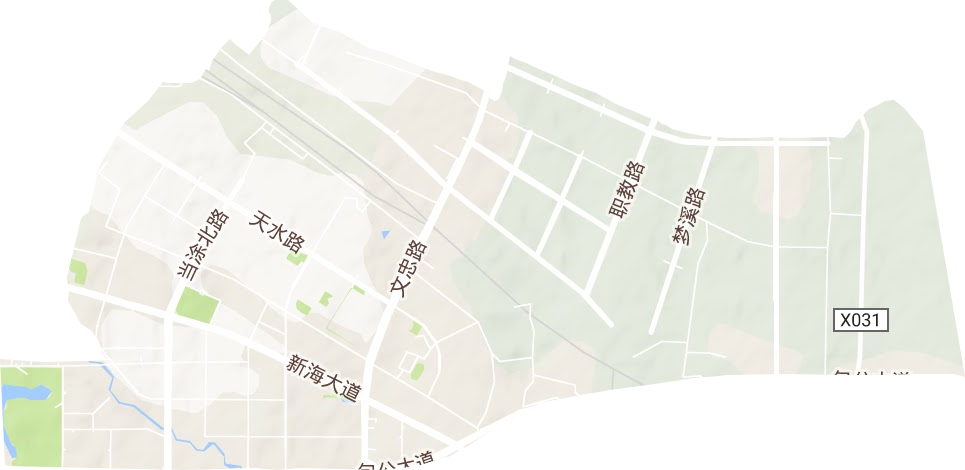 瑶海区工业园地形图
