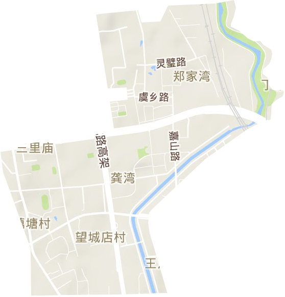 杏林街道地形图