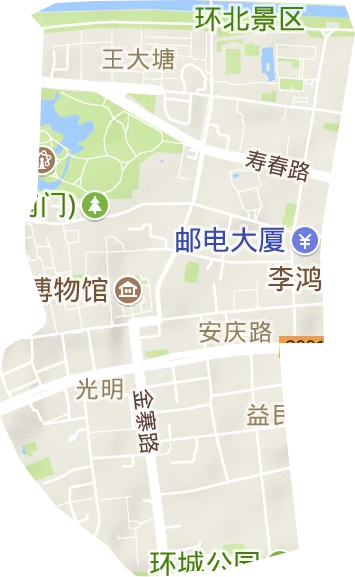 三孝口街道地形图