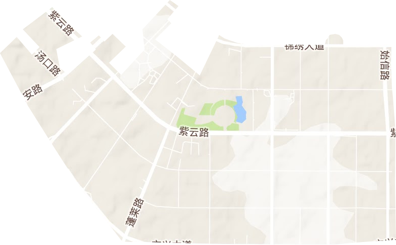锦绣社区管理委员会地形图