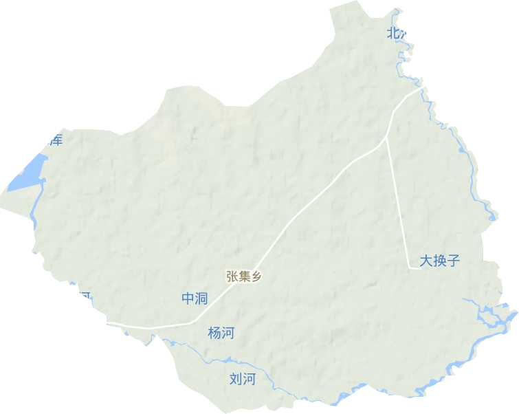 张集乡地形图