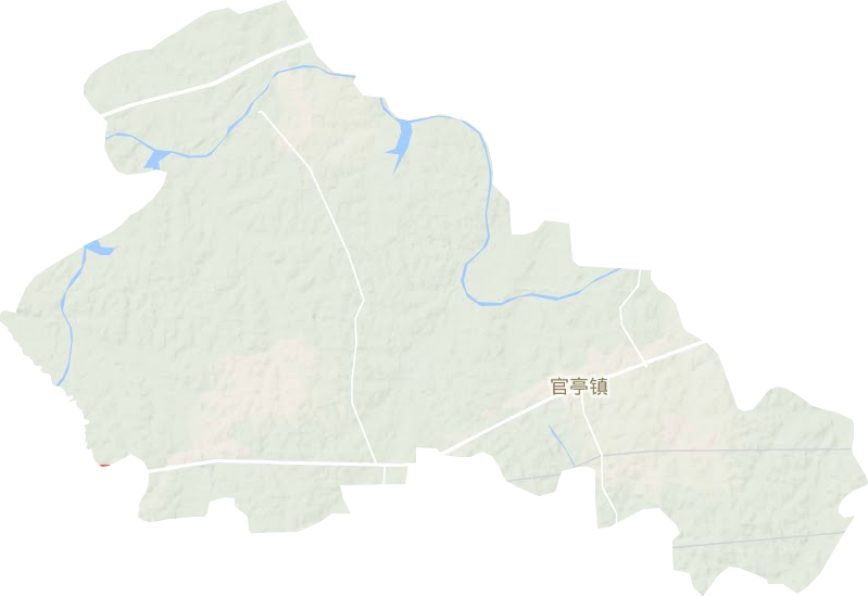 官亭镇地形图